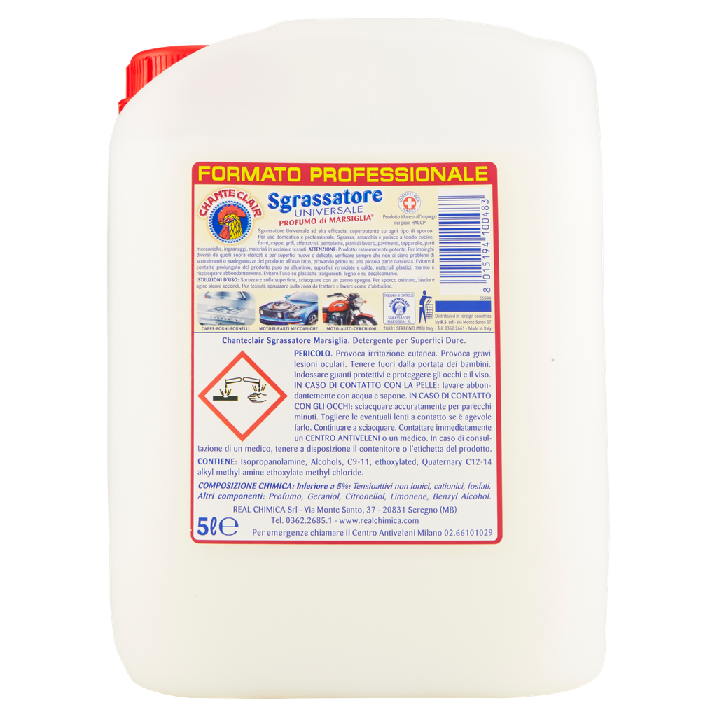 Allzweckreiniger Sgrassatore Marseille | 5L | Chante Clair 