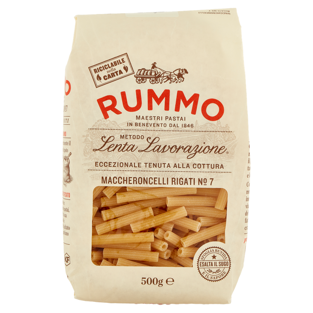 Maccheronchelli Rigate N.7 mit Bronzebeschichtung  | 500g | Rummo
