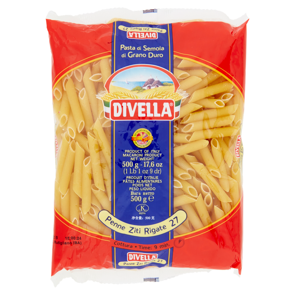 Penne Ziti Rigate  N.27 | 500g | Divella