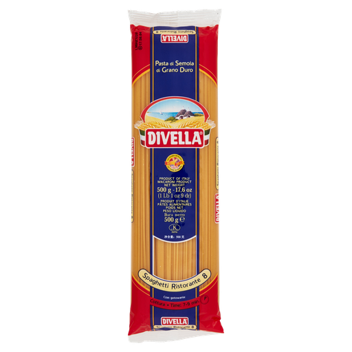 [BL-Y7V7-FXDD] Spaghetti Ristorante N.8 | 36x500g | Divella 